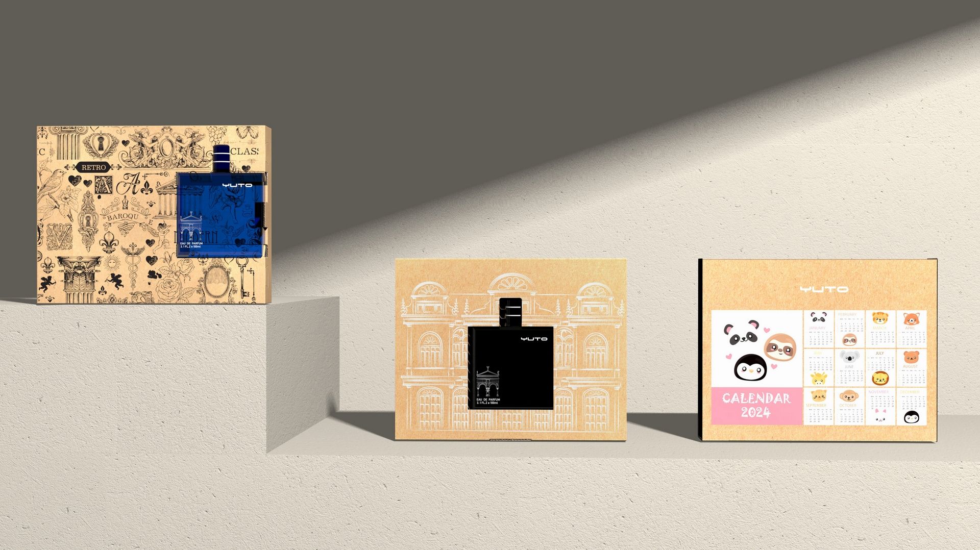 Экологичный конструкторский дизайн: ЭКО гофрированная коробка для парфюмерии